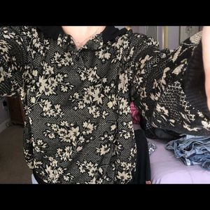 Black and gold sweater